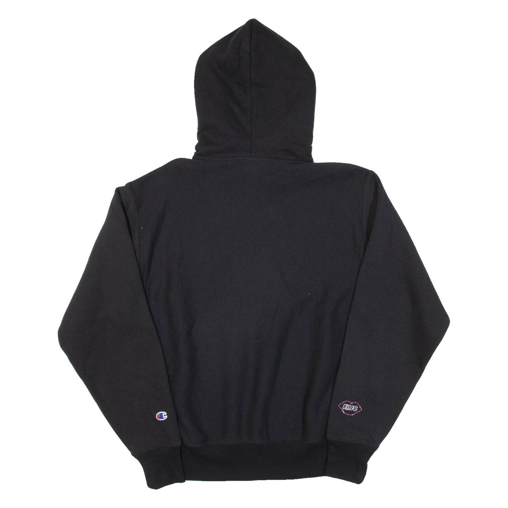 CHAMPION REVERSE WEAVE Womens Black Hoodie M