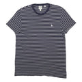JACK WILLS Mens Navy & White Striped T-Shirt XS Short Sleeve Crew Neck Classic