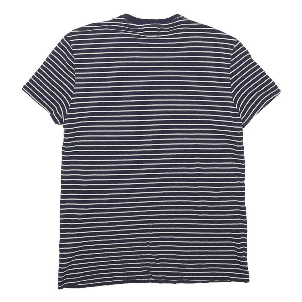 JACK WILLS Mens Navy & White Striped T-Shirt XS Short Sleeve Crew Neck Classic