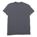 JACK WILLS Mens Navy & White Striped T-Shirt XS Short Sleeve Crew Neck Classic