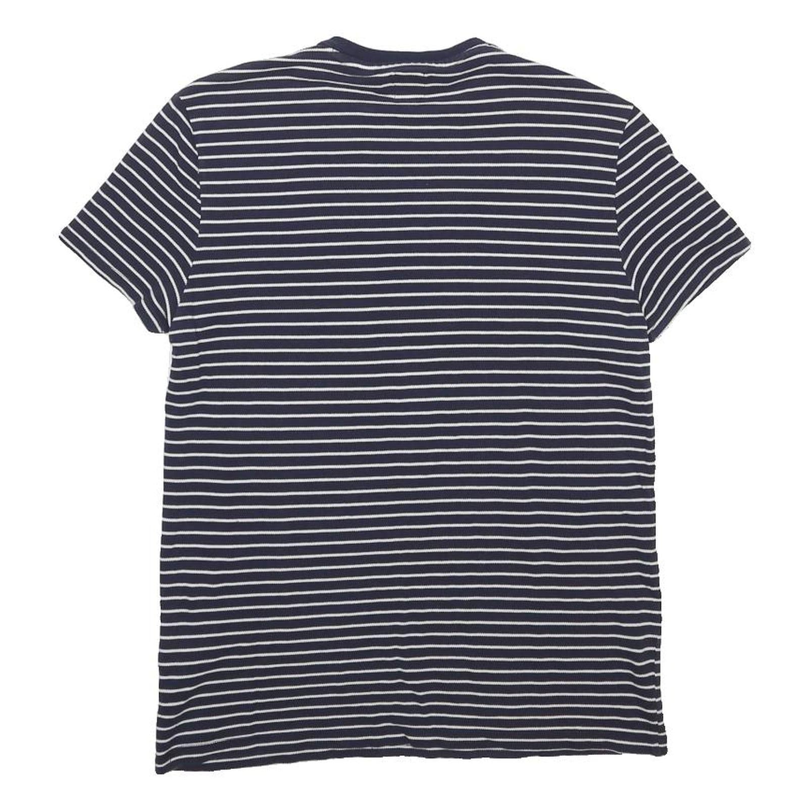 JACK WILLS Mens Navy & White Striped T-Shirt XS Short Sleeve Crew Neck Classic