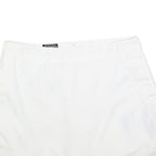 ADIDAS Womens White Cotton Blend Mini Skort S Sports Casual Stretch Fit
