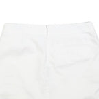 ADIDAS Womens White Cotton Blend Mini Skort S Sports Casual Stretch Fit