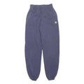 ADIDAS Womens Joggers Blue Slim Tapered UK 10 W25 L28 Trefoil Logo Casual