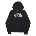 THE NORTH FACE Mens Black Hoodie S Cotton Blend Pullover Casual Logo Sweatshirt