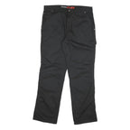 DICKIES Mens Cotton Blend Black Regular Fit Straight Leg Trousers W34 L31