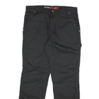 DICKIES Mens Cotton Blend Black Regular Fit Straight Leg Trousers W34 L31