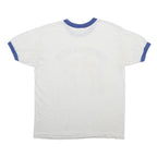 STEDMAN Boys White & Blue Hayward High Class Of 87 Graphic T-Shirt L Short