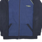 LLABEL Mens Navy Blue & Black Zip Polyester Jacket M Casual Outdoor Wear