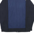 LLABEL Mens Navy Blue & Black Zip Polyester Jacket M Casual Outdoor Wear