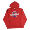 RUSSELL ATHLETIC Mens Red Collared Pullover L Cotton Jersey Plain Long Sleeve