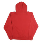 RUSSELL ATHLETIC Mens Red Collared Pullover L Cotton Jersey Plain Long Sleeve