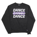 CHAMPION Mens Black Dance Crew Neck M Sweatshirt Performer’s Edge Graphic