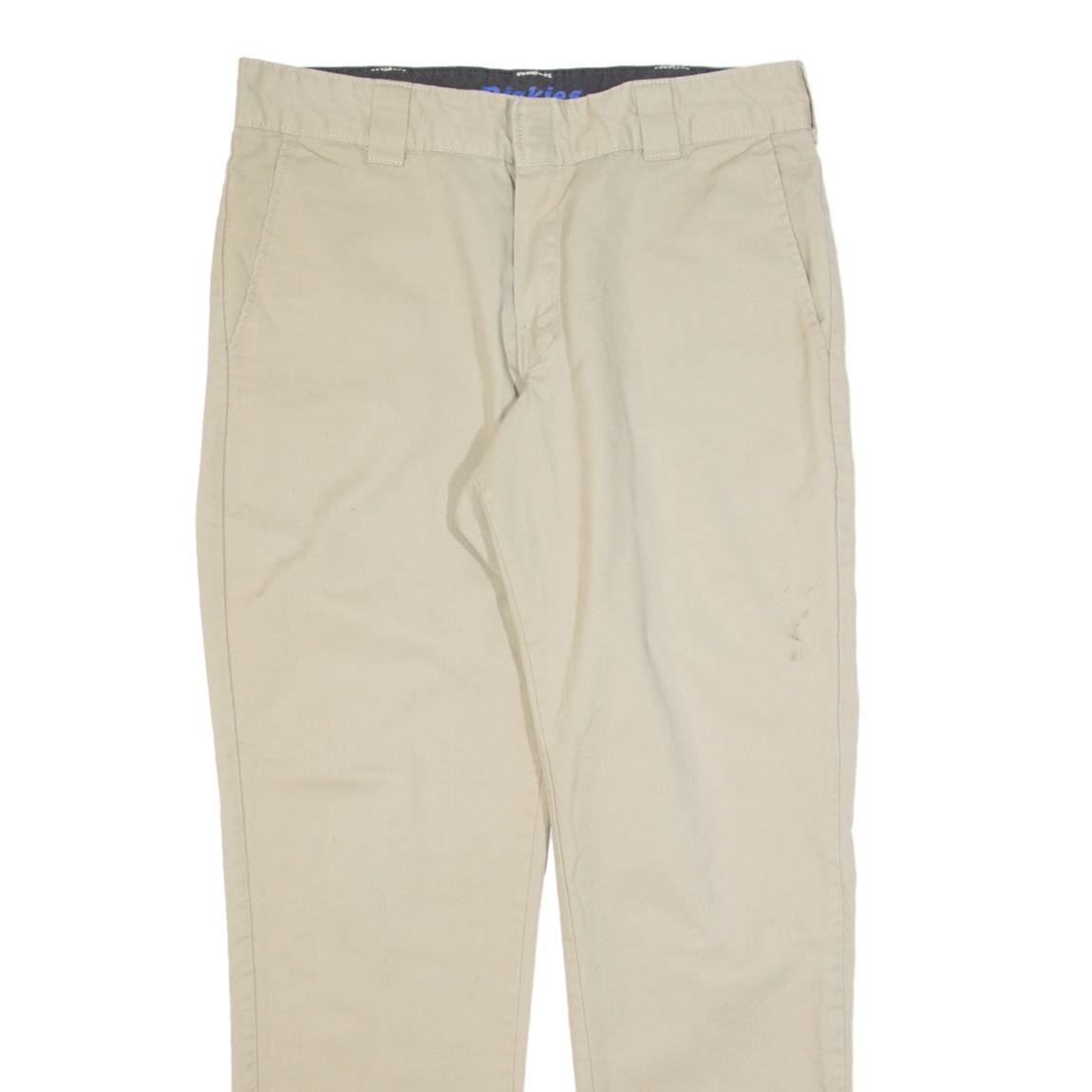 DICKIES Workwear Mens Trousers Beige Regular Straight W34 L30