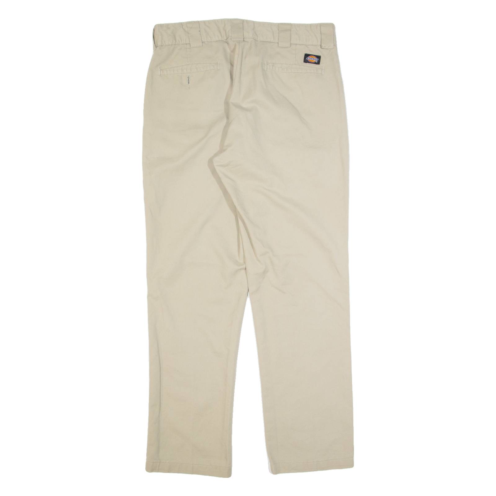 DICKIES Workwear Mens Trousers Beige Regular Straight W34 L30