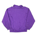 BILLBLASS Womens Purple Zip Jacket S Polyester Blend Embroidered Plain Stylish