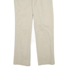 DICKIES Mens Beige Regular Fit Straight Leg Trousers W29 L30 Workwear Zip