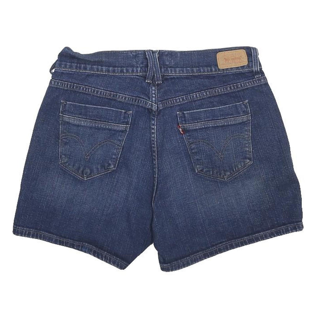 LEVI'S Womens Denim Blue Shorts Casual M W30 Cotton Blend Classic Fit