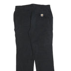CARHARTT Womens Cotton Blend Black Regular Straight Trousers W32 L30 Workwear