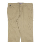 KLEPPER Mens Cotton Blend Beige Regular Fit Straight Leg Trousers W40 L32