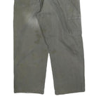 DICKIES Mens Jeans Green Relaxed Straight Denim W36 L25 Casual Workwear