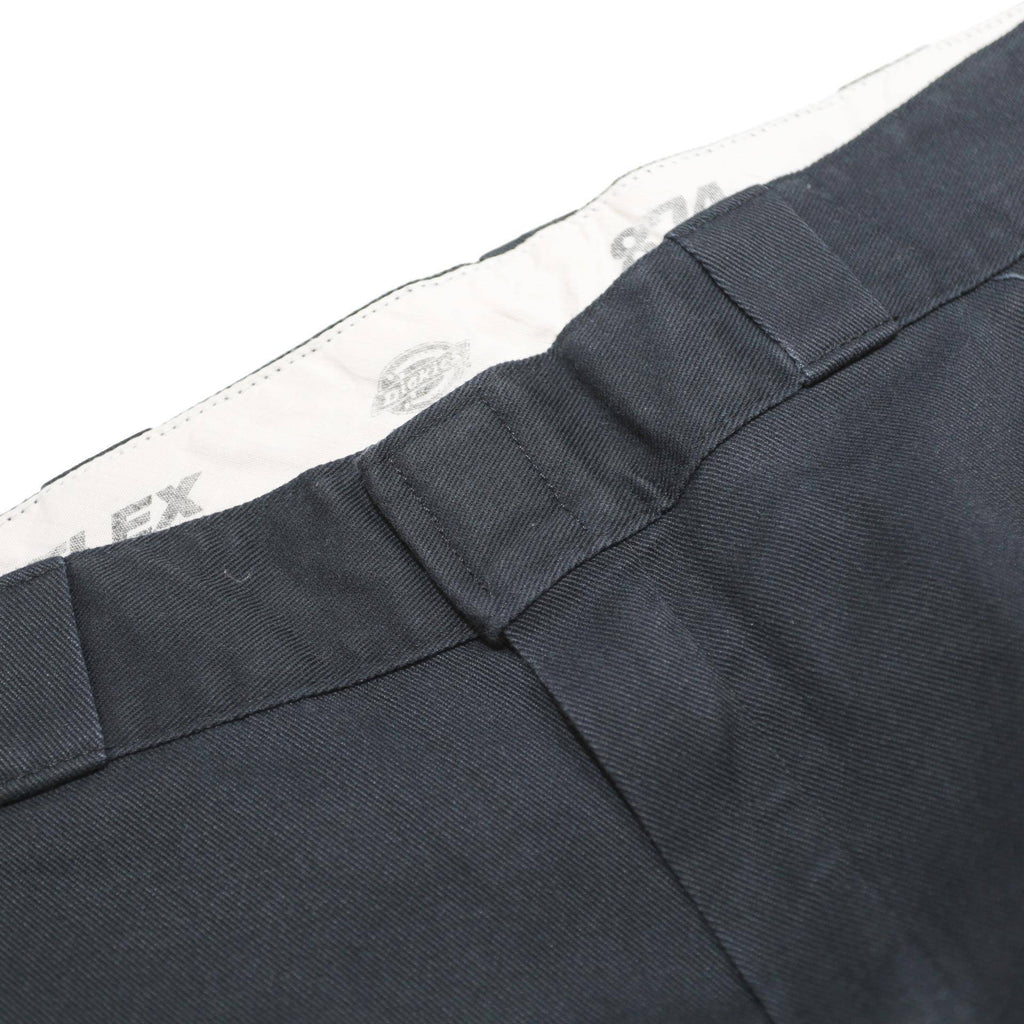 DICKIES Mens Cotton Blend Black Regular Straight Trousers W34 L30 Workwear Zip