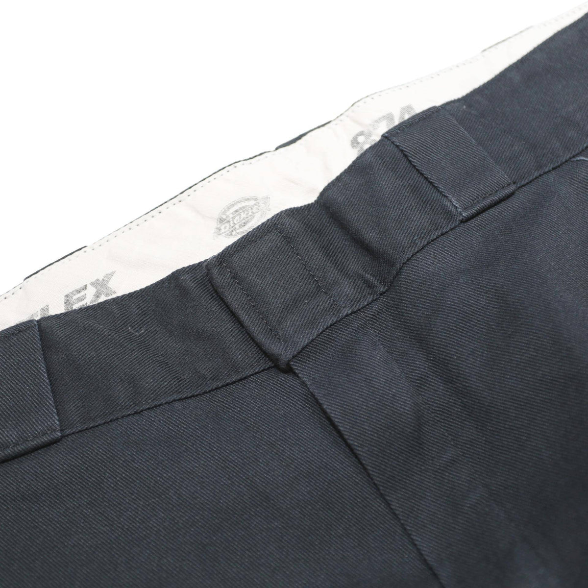 DICKIES Mens Cotton Blend Black Regular Straight Trousers W34 L30 Workwear Zip