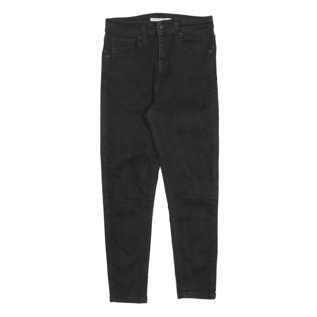 LEVI'S Womens Slim Black Denim Slim Jeans W28 L25 Stretch Cotton Blend
