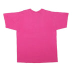 DISNEY Mens Pink Walt Disney World Graphic T-Shirt L Short Sleeve Crew Neck