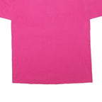 DISNEY Mens Pink Walt Disney World Graphic T-Shirt L Short Sleeve Crew Neck