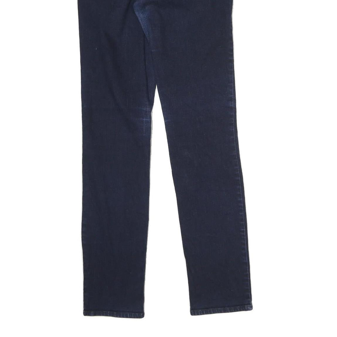 CALVIN KLEIN JEANS Mens Slim Skinny Denim Dark Blue W28 L32 Zip Cotton Blend