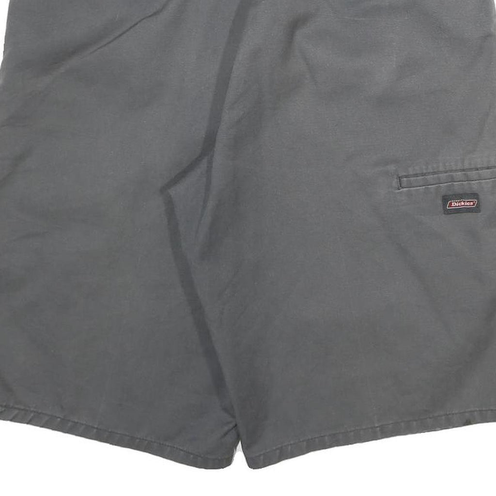 DICKIES Mens Shorts Grey Casual Plain XL W32 Cotton Blend Durable Workwear