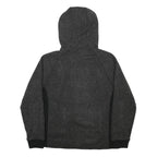 CALVIN KLEIN JEANS Mens Grey Hoodie Full Zip M CK Logo Casual Cotton Blend