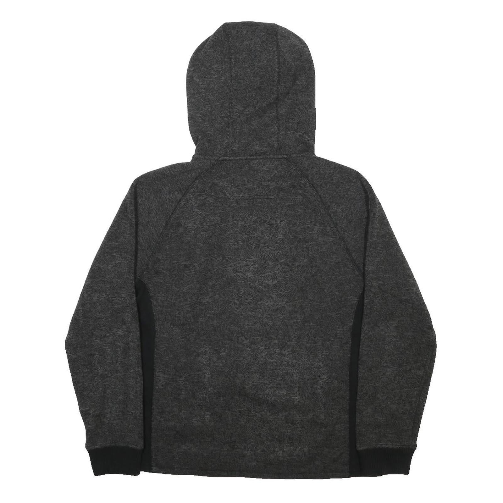 CALVIN KLEIN JEANS Mens Grey Hoodie Full Zip M CK Logo Casual Cotton Blend