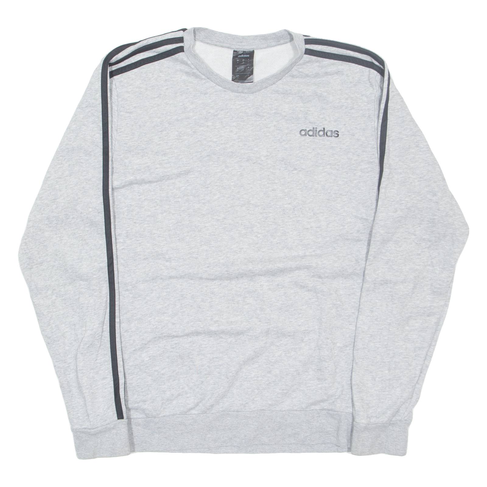 ADIDAS Mens Sweatshirt Grey M