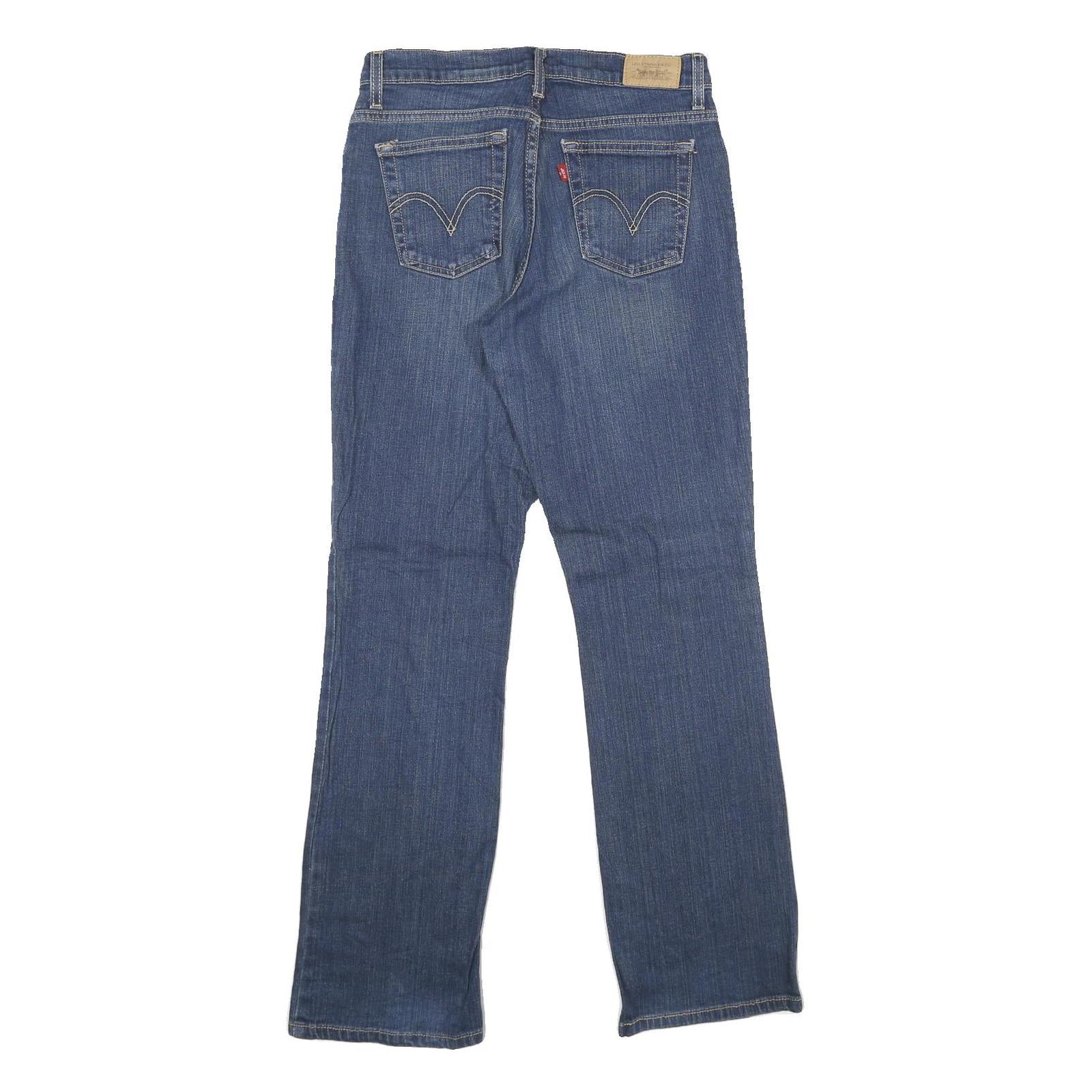 LEVI'S 550 Straight Womens Jeans Blue Relaxed Straight Denim Medium W28 L32