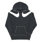 NIKE Womens Black Hoodie XS Cotton Blend Casual Sweatshirt Pullover