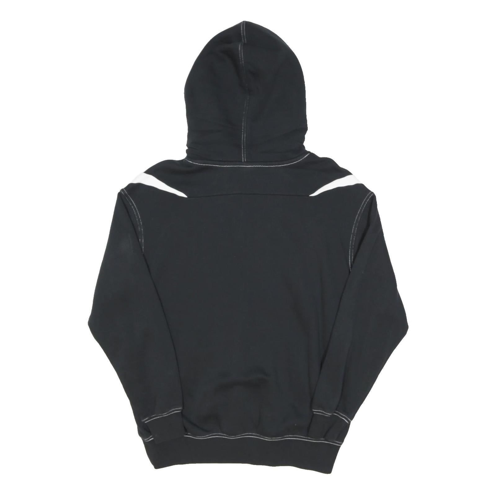 NIKE Womens Black Hoodie XS Cotton Blend Casual Sweatshirt Pullover