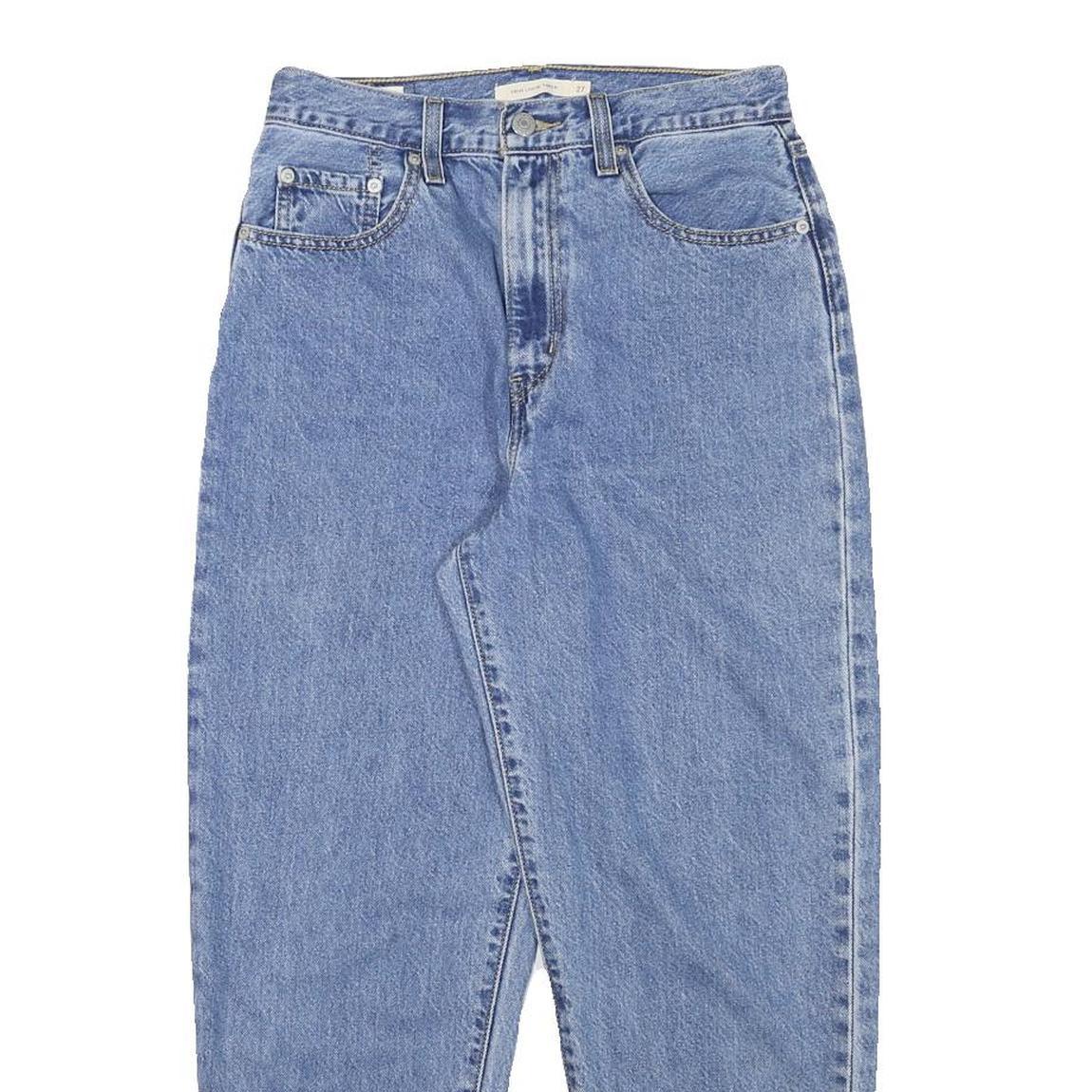 LEVI'S Womens Jeans Blue Relaxed Tapered Denim Light W27 L25 Vintage Style
