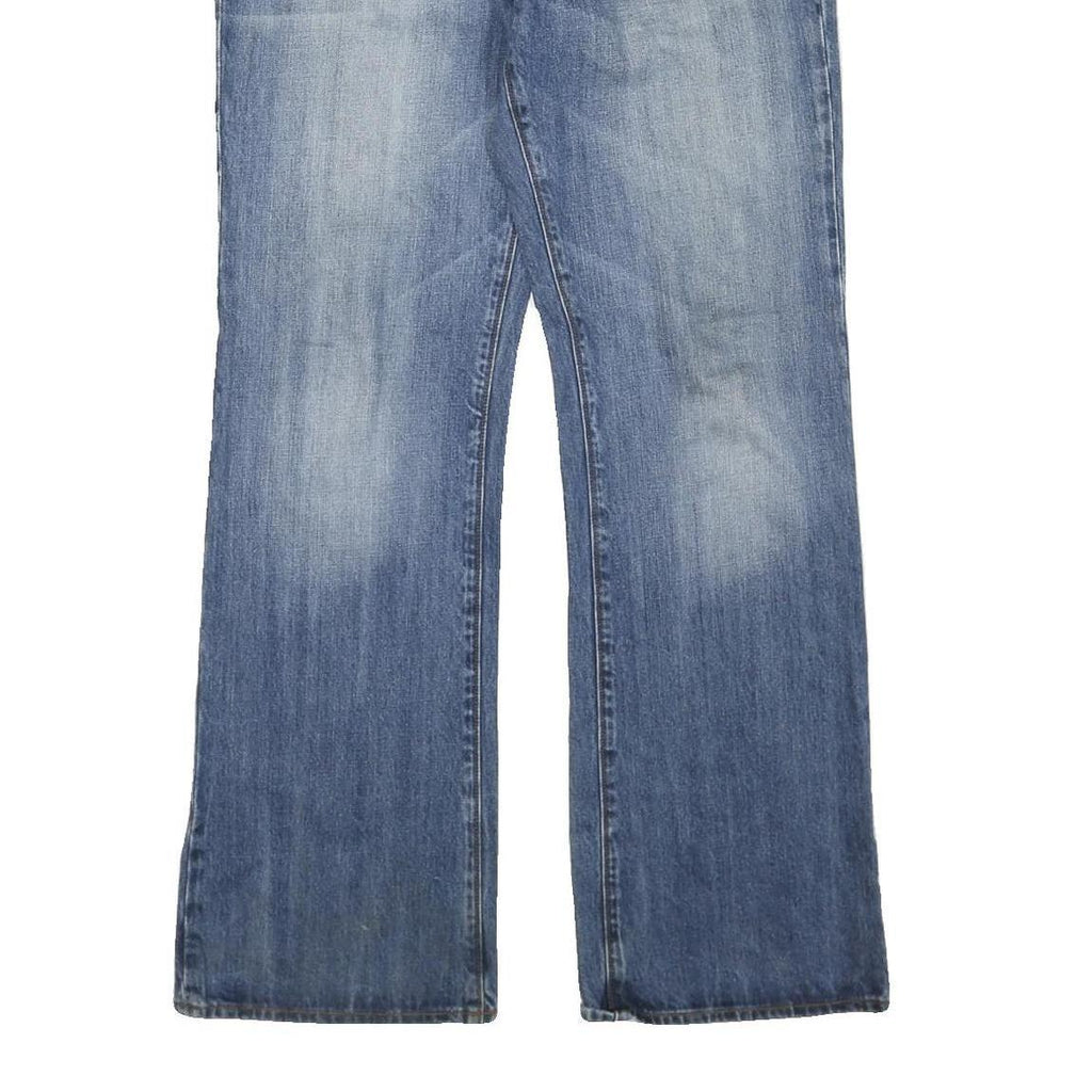 X-RAY JEANS Womens Blue Regular Fit Straight Denim Medium W36 L34 Cotton Blend