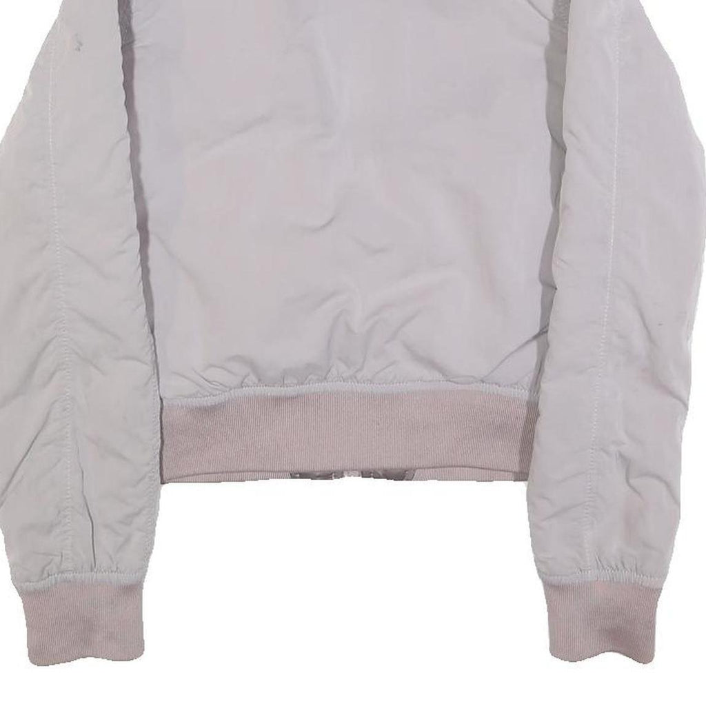 LULULEMON Womens Pink Nylon Bomber Jacket XS Reversible Zip Lightweight