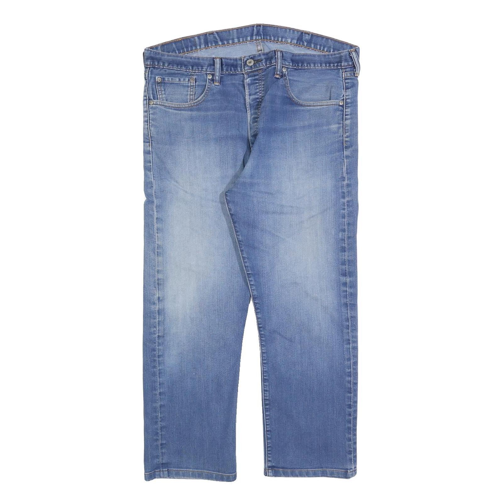 LEVI'S 501 Mens Jeans Blue Regular Straight Denim Medium W38 L25 Button Fly