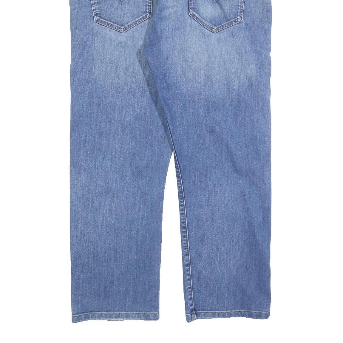 LEVI'S 501 Mens Jeans Blue Regular Straight Denim Medium W38 L25 Button Fly