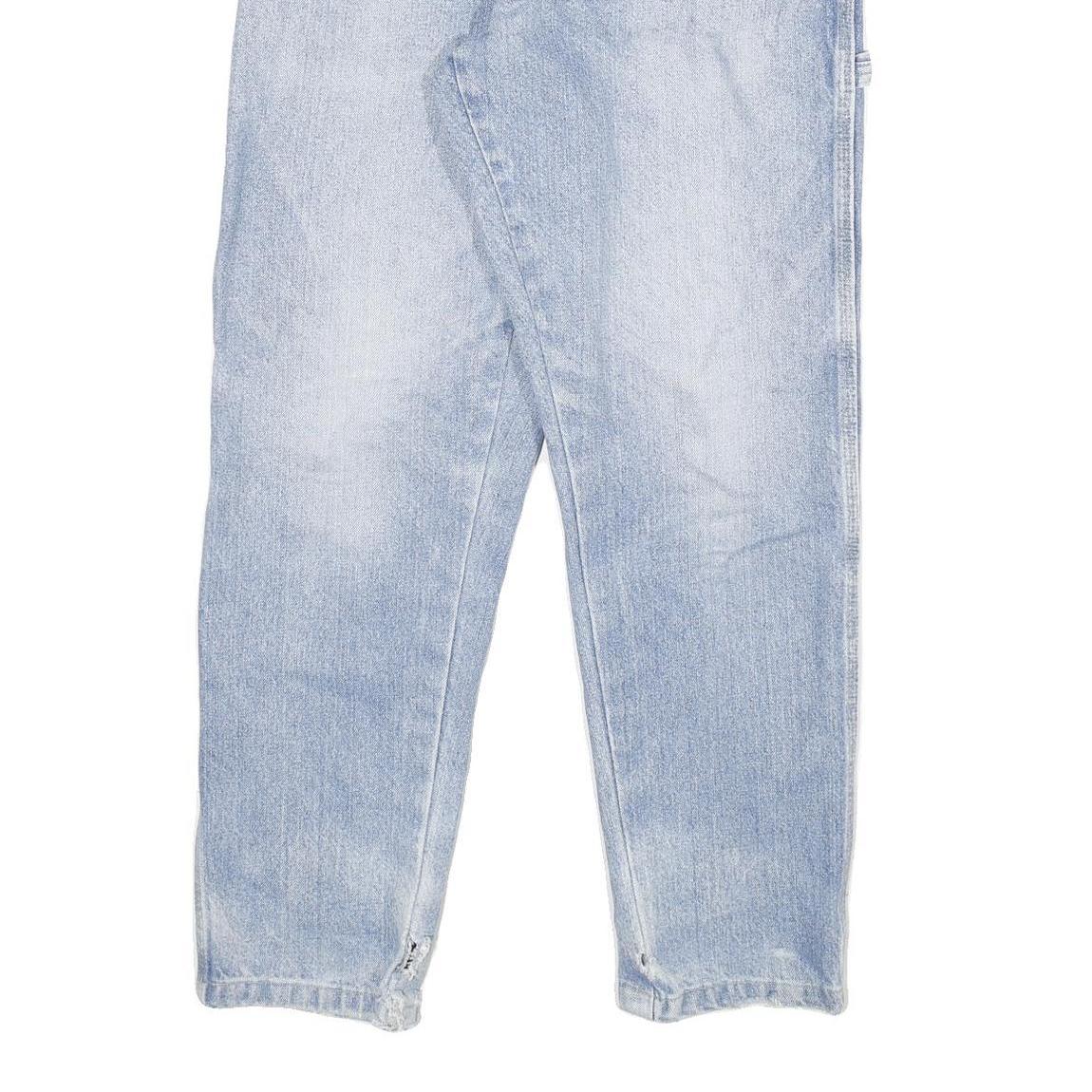 DICKIES Mens Jeans Blue Relaxed Straight Denim Light W29 L28 Casual Workwear