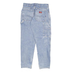 DICKIES Mens Jeans Blue Relaxed Straight Denim Light W29 L28 Casual Workwear