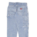 DICKIES Mens Jeans Blue Relaxed Straight Denim Light W29 L28 Casual Workwear