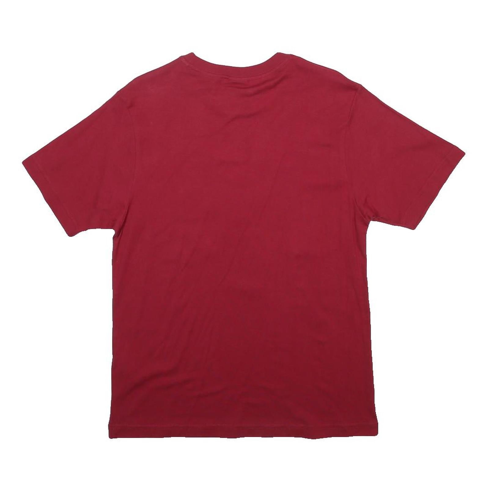 NIKE Mens Red FC Barcelona Graphic T-Shirt M Short Sleeve Crew Neck Football