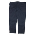 DICKIES Mens Cotton Blend Navy Regular Fit Straight Leg Trousers W42 L29