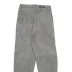 WESTERN Mens Jeans Grey Relaxed Straight Denim Light W30 L31 Casual Workwear