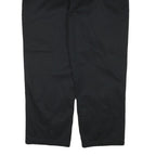 DICKIES Mens Cotton Blend Black Regular Straight Trousers W42 L29 Workwear